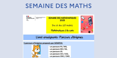 Semaine des Maths Scratch